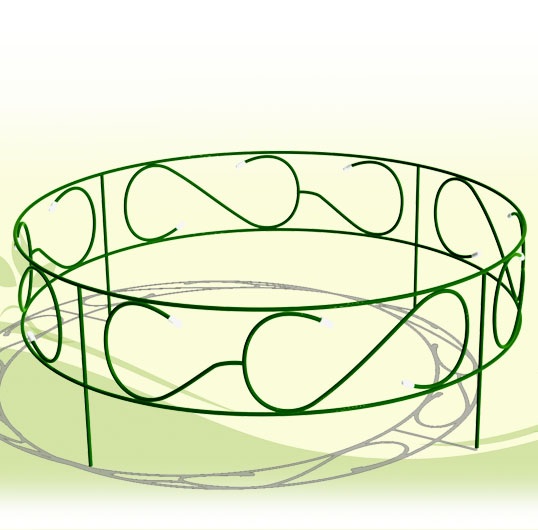 Ограждение для клумбы 
